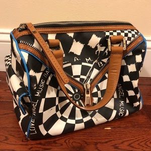 Multi Color Target L. A. M. B. Purse